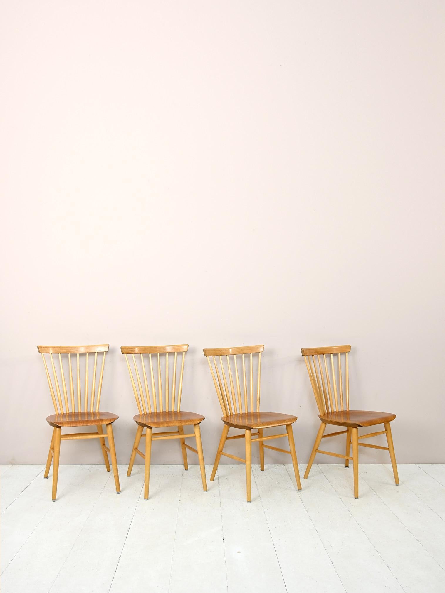 Scandinavian Pinnstol Chairs In Good Condition In Brescia, IT