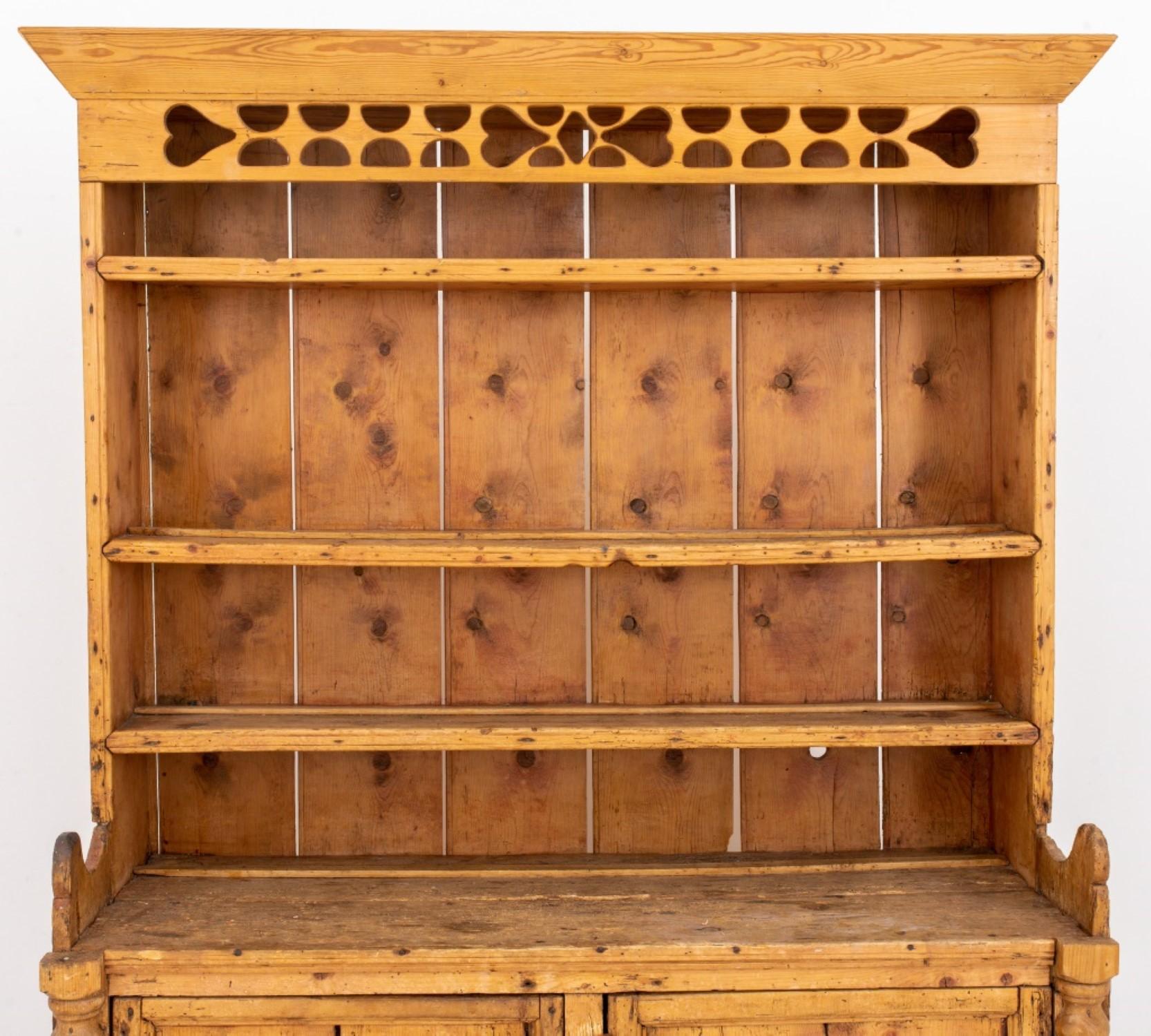 Scandinavian Provincial Style Cabinet and Hutch 1