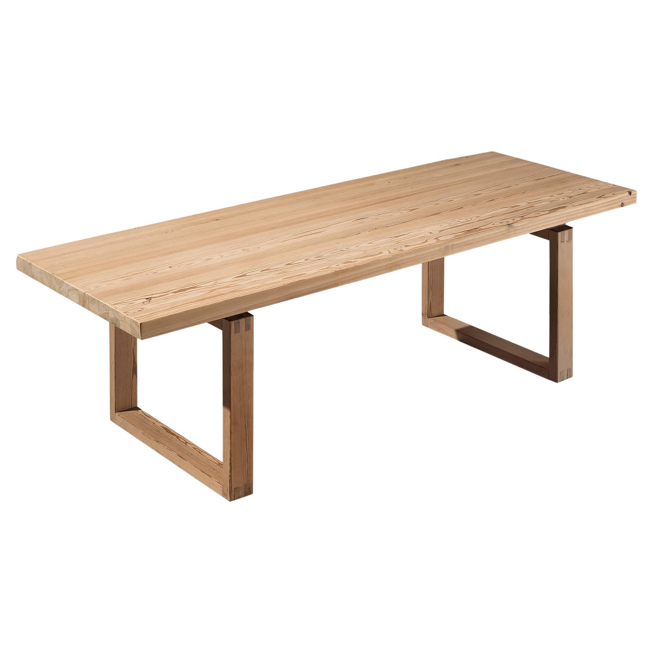 Rectangular Coffee Table in Travertine at 1stDibs