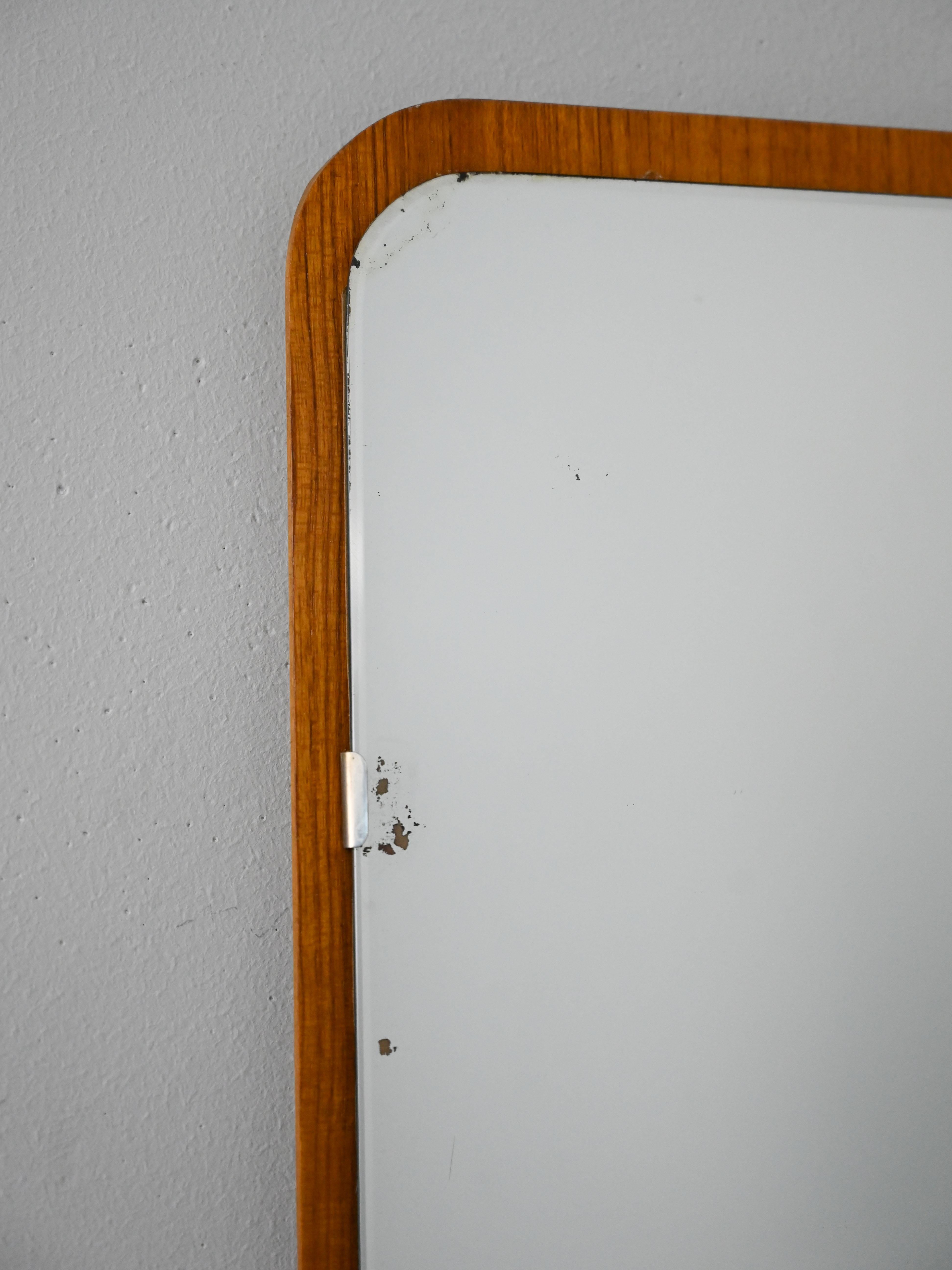 Scandinavian Modern Scandinavian Rectangular Mirror For Sale