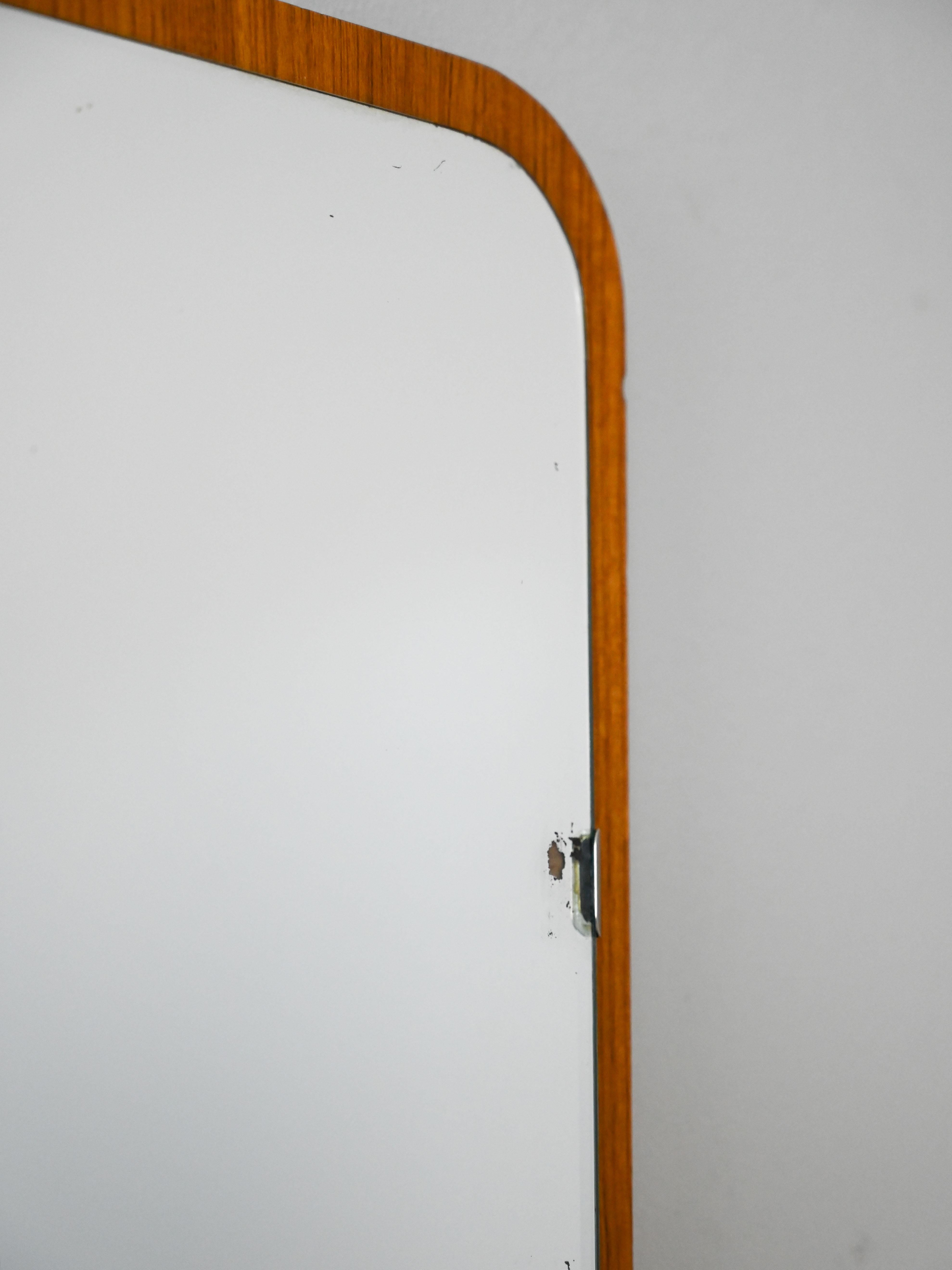 Scandinavian Rectangular Mirror In Good Condition For Sale In Brescia, IT