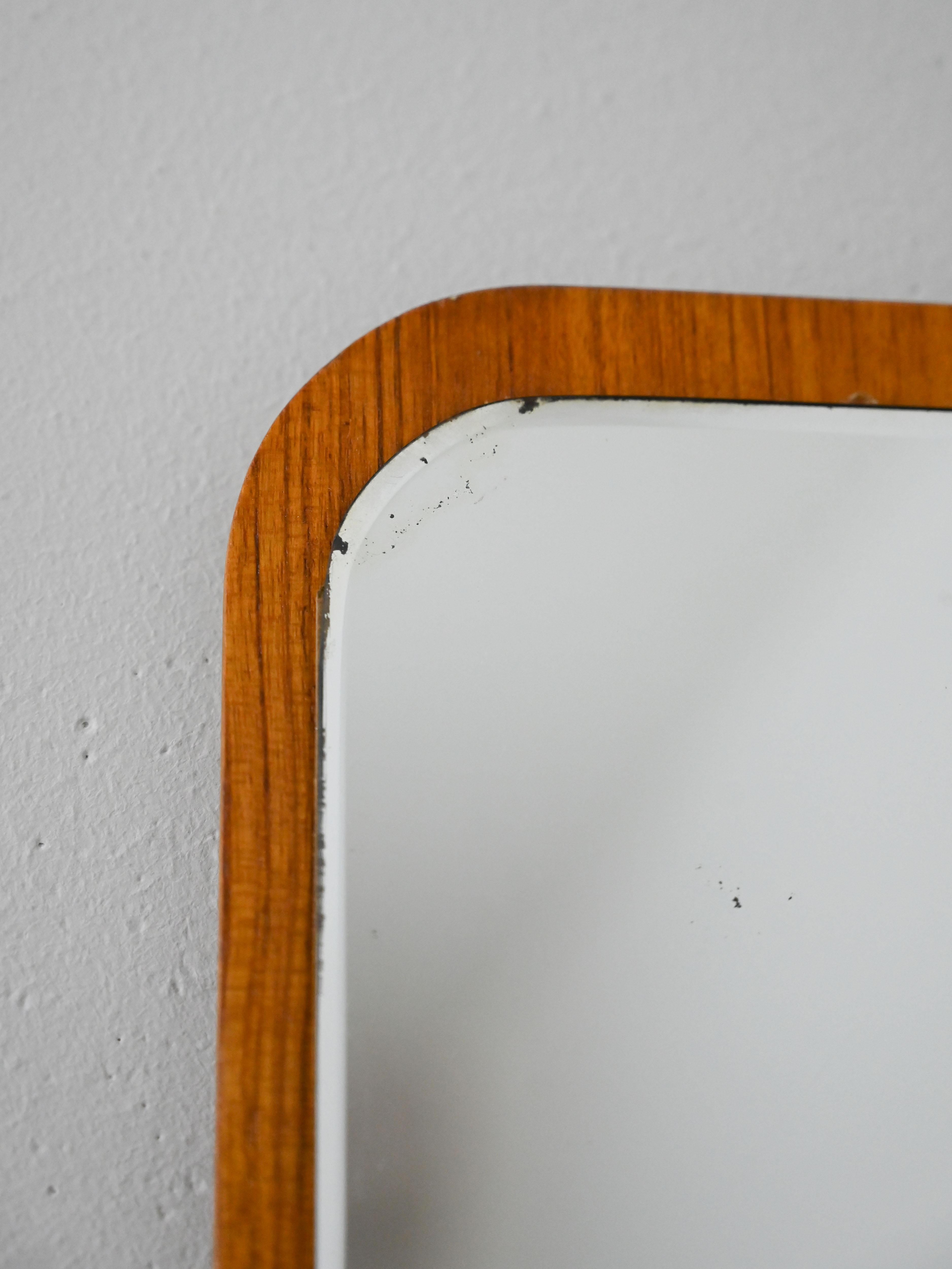 Mid-20th Century Scandinavian Rectangular Mirror For Sale