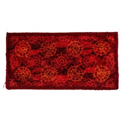 Scandinavian Red Wool Rug