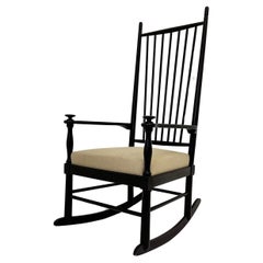 Fauteuil à bascule scandinave par Karl-Axel Adolfsson pour Gemla, années 1950
