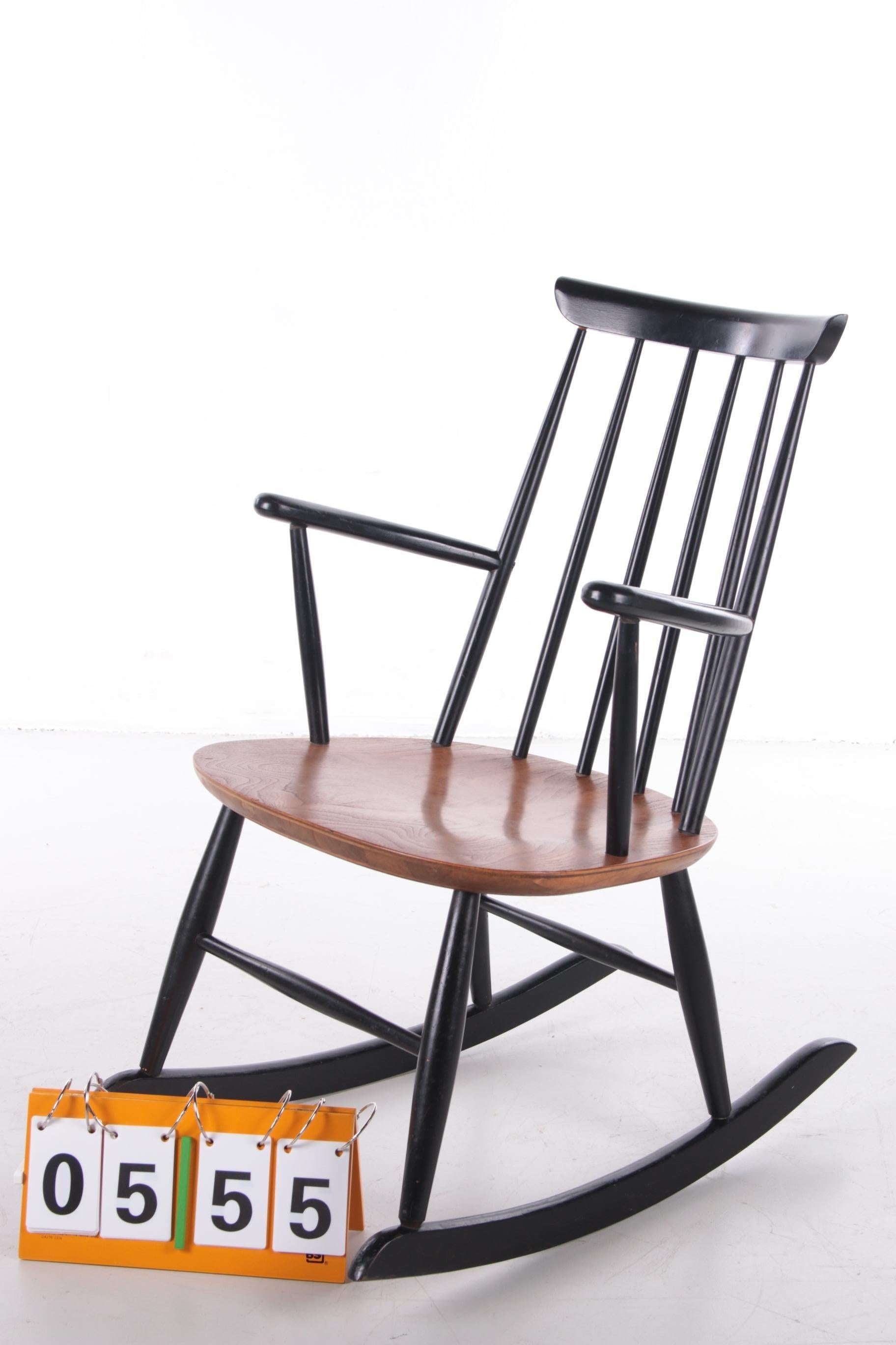 Scandinavian Rocking Chair Design by Roland Rainer by Hagafors Stolfabrik 5