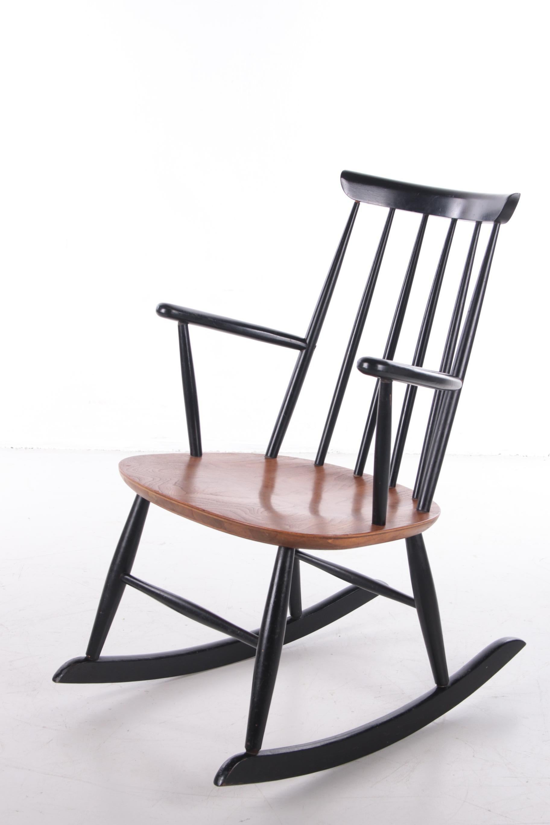 Scandinavian Rocking Chair Design by Roland Rainer by Hagafors Stolfabrik 6