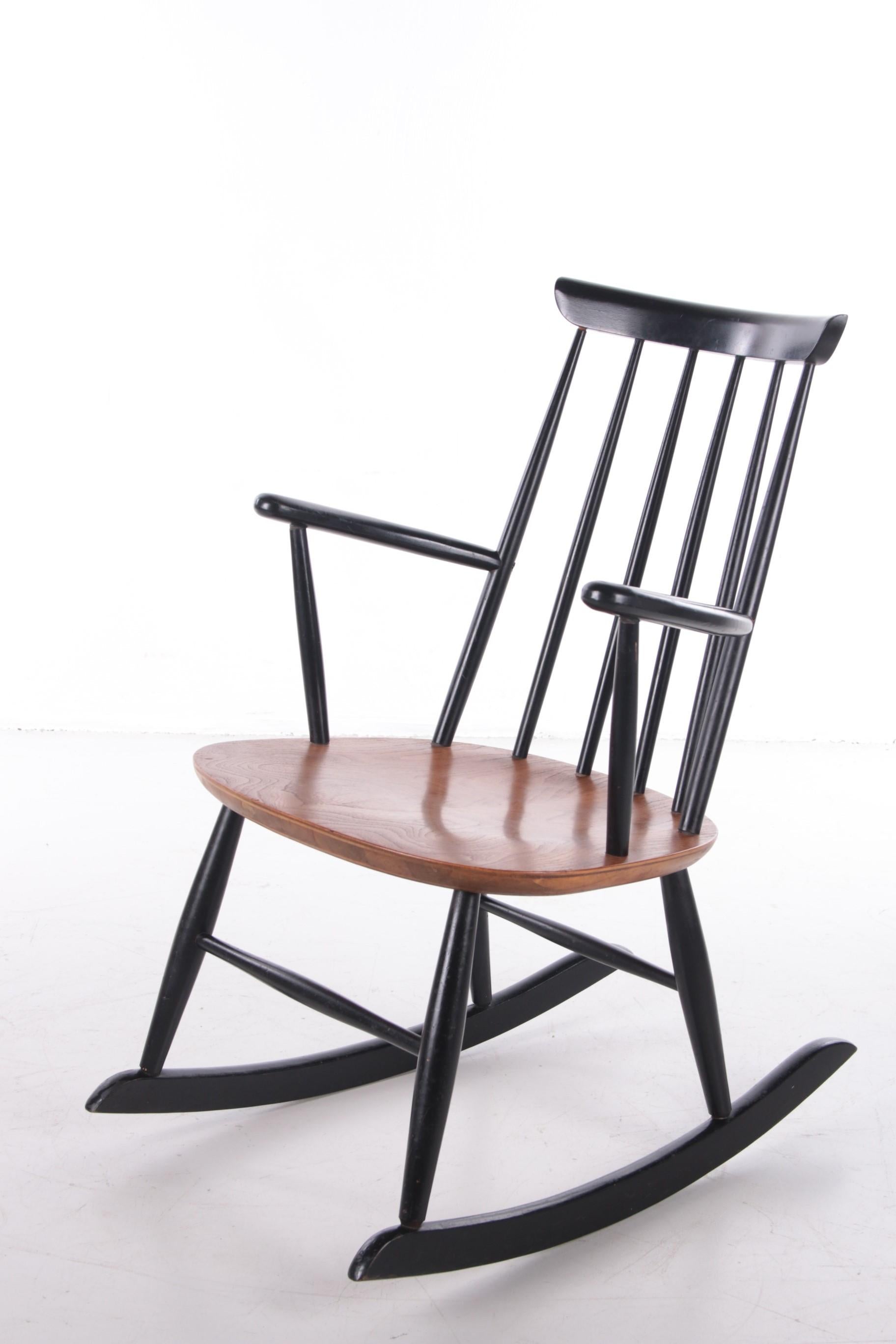 Scandinavian Rocking Chair Design by Roland Rainer by Hagafors Stolfabrik 7