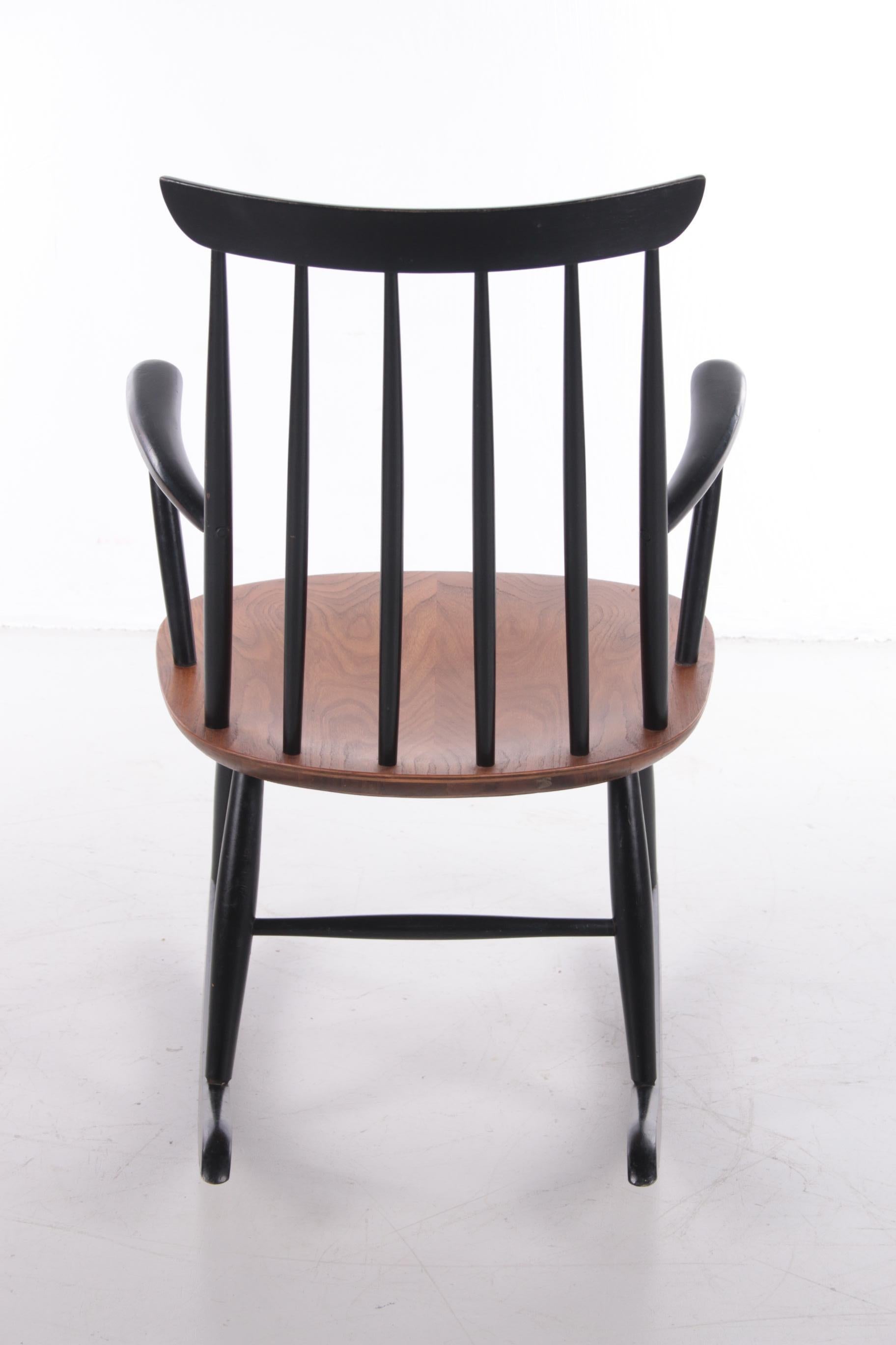 Danish Scandinavian Rocking Chair Design by Roland Rainer by Hagafors Stolfabrik