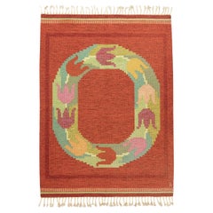 Scandinavian Rug Rollakan  Dynamic Circular motif