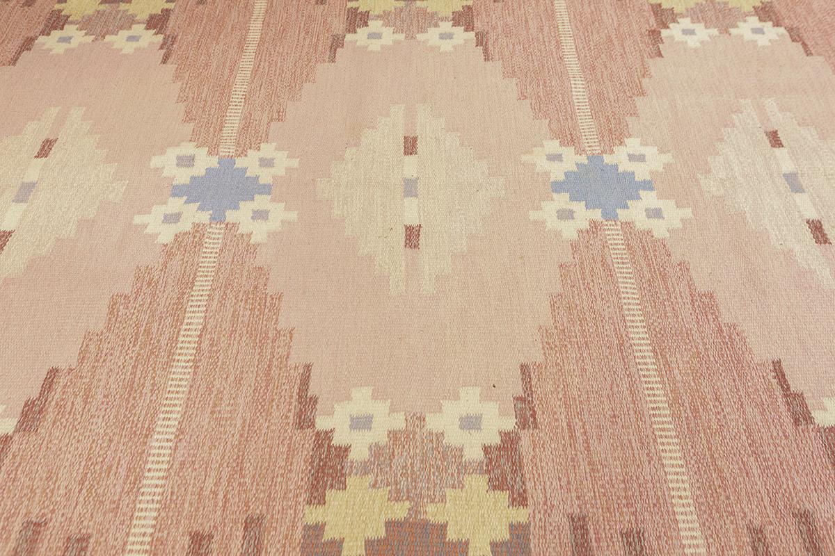 Scandinave moderne Tapis scandinave Rollakan  Tons de terre en vente