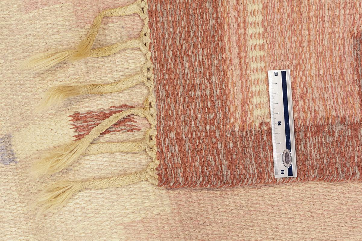 20ième siècle Tapis scandinave Rollakan  Tons de terre en vente
