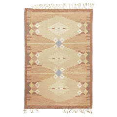 Tapis scandinave Rollakan  Tons de terre