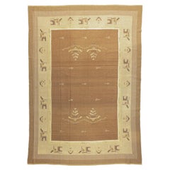 Tapis scandinave Rollakan aux tons terreux
