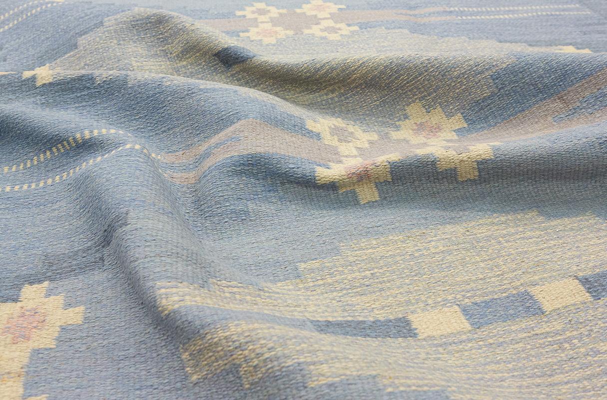 Scandinavian Rollakan Rug For Sale 1