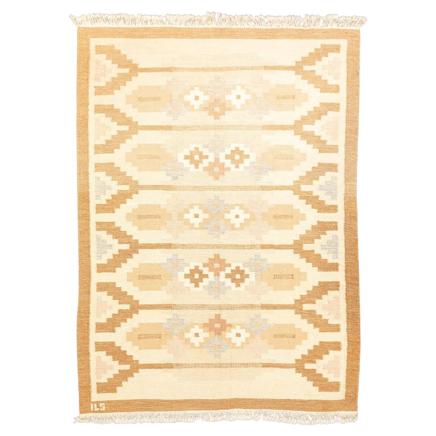 Scandinavian Rollakan Rug For Sale