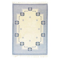 Scandinavian Rug Rollakan Light Blue