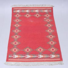 Scandinavian Rolläkan Rug, Reversible, 1950