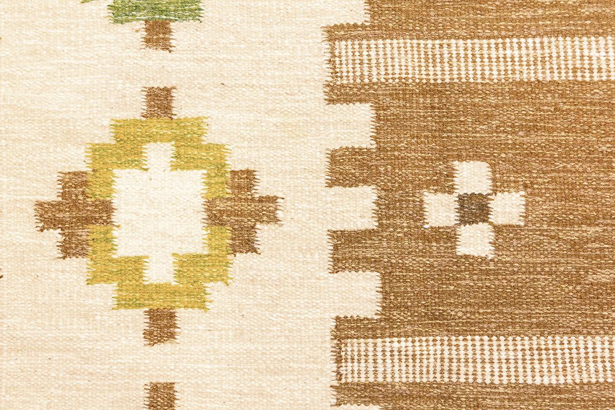 Fait main Tapis scandinave Rollakan signé en vente