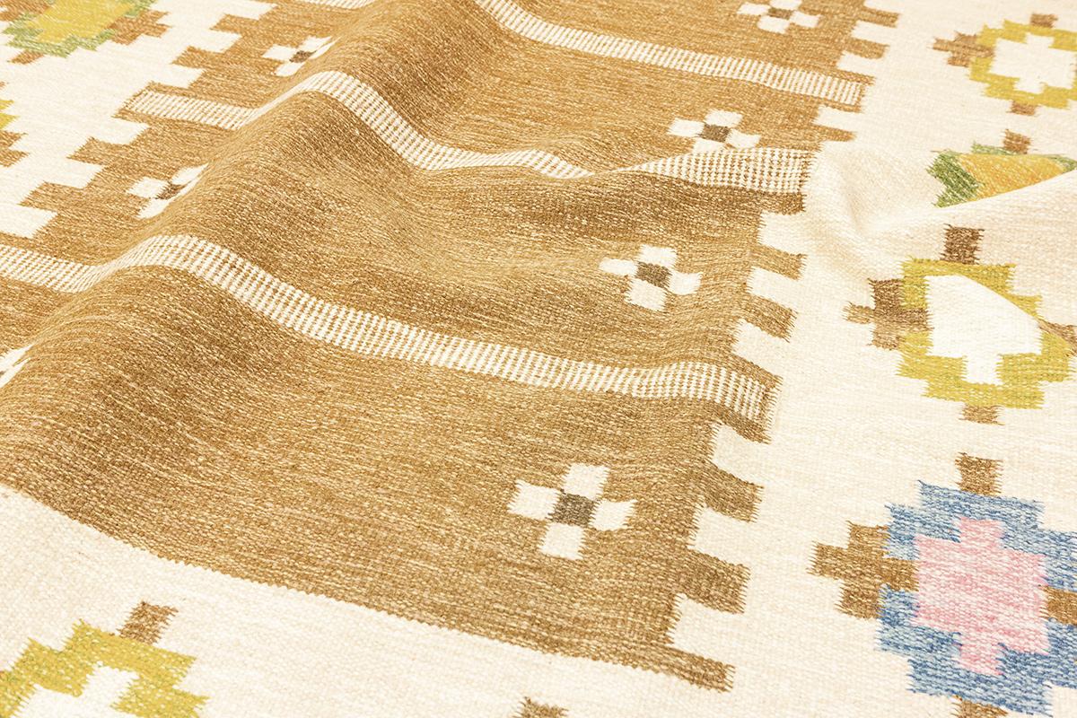 Tapis scandinave Rollakan signé Bon état - En vente à Ferrara, IT