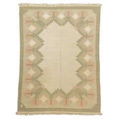 Vintage Scandinavian Rug Rollakan Signed