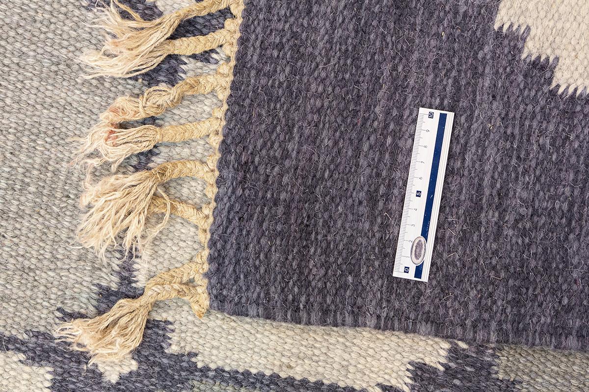 Scandinavian Rug Rollakan Signed NN For Sale 1