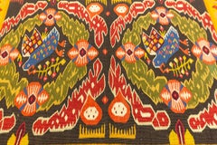 Scandinavian Rollakan Swedish Rug Bird Design