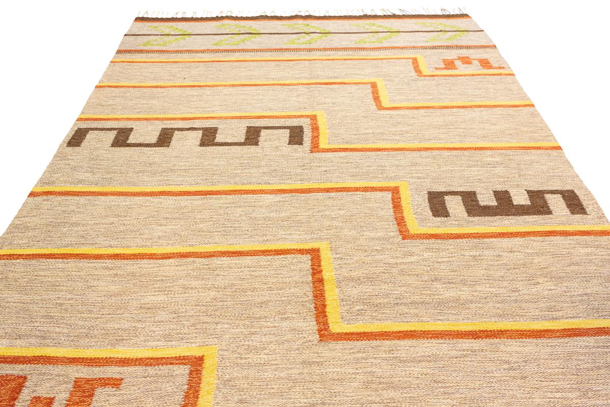 Skandinavischer Rollakan Schwedischer Teppich in Creme/Beige (Skandinavische Moderne) im Angebot