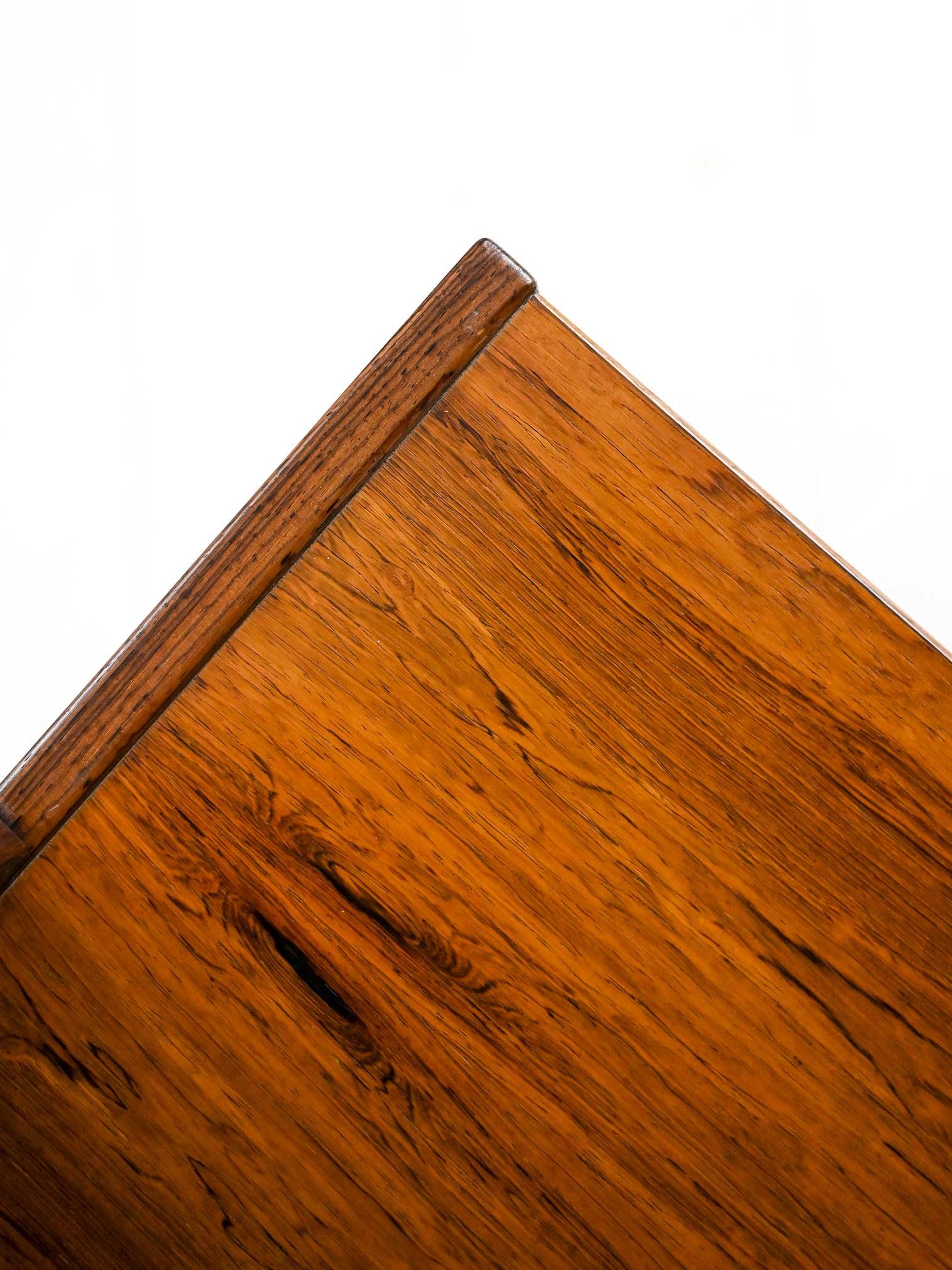 Mid-20th Century Scandinavian rosewood bookcase For Sale