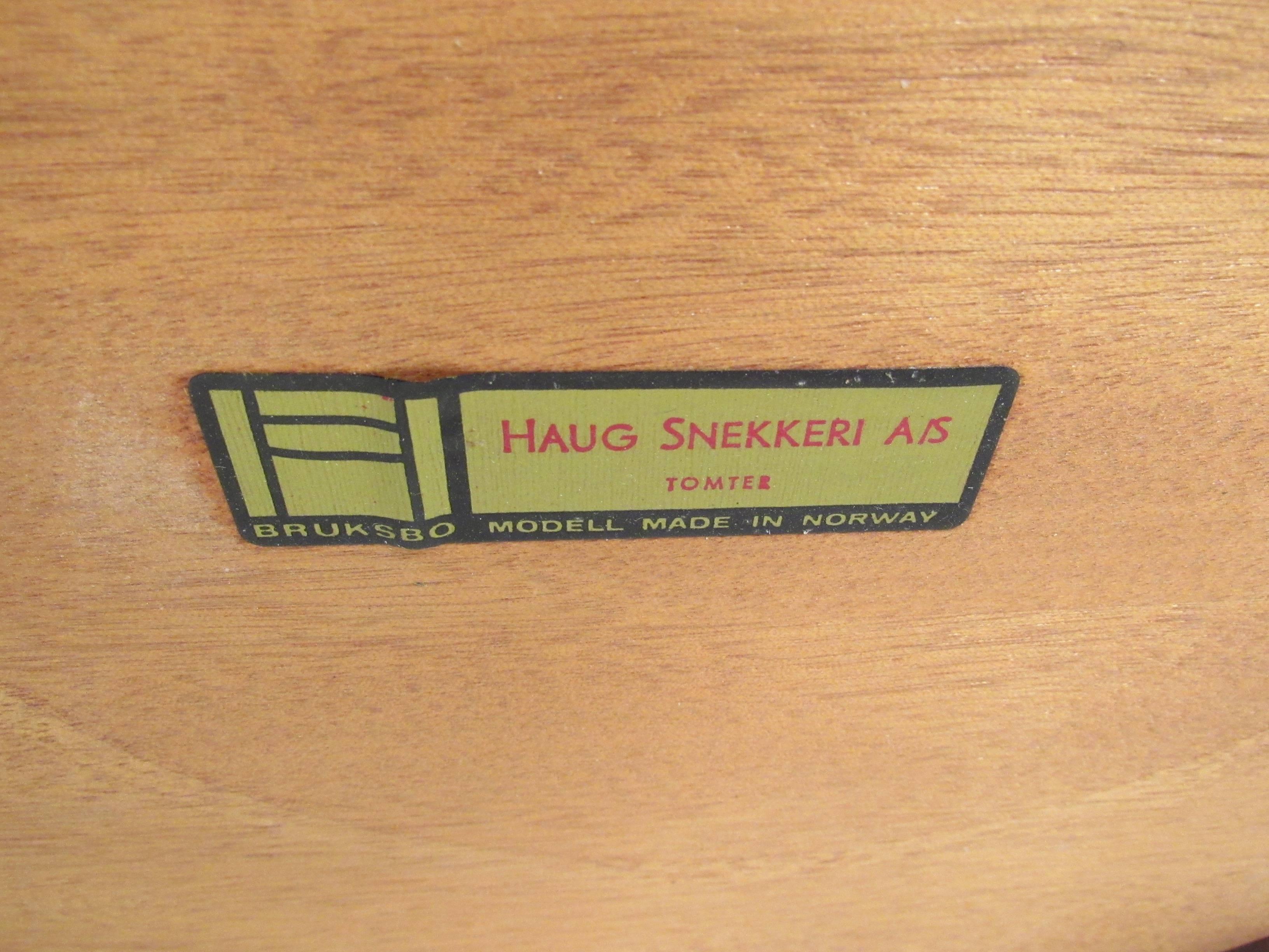 Scandinavian Rosewood Coffee Table by Haug Snekkeri for Bruksbo 2