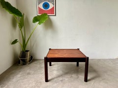 Table basse scandinave en bois de rose, vers 1970