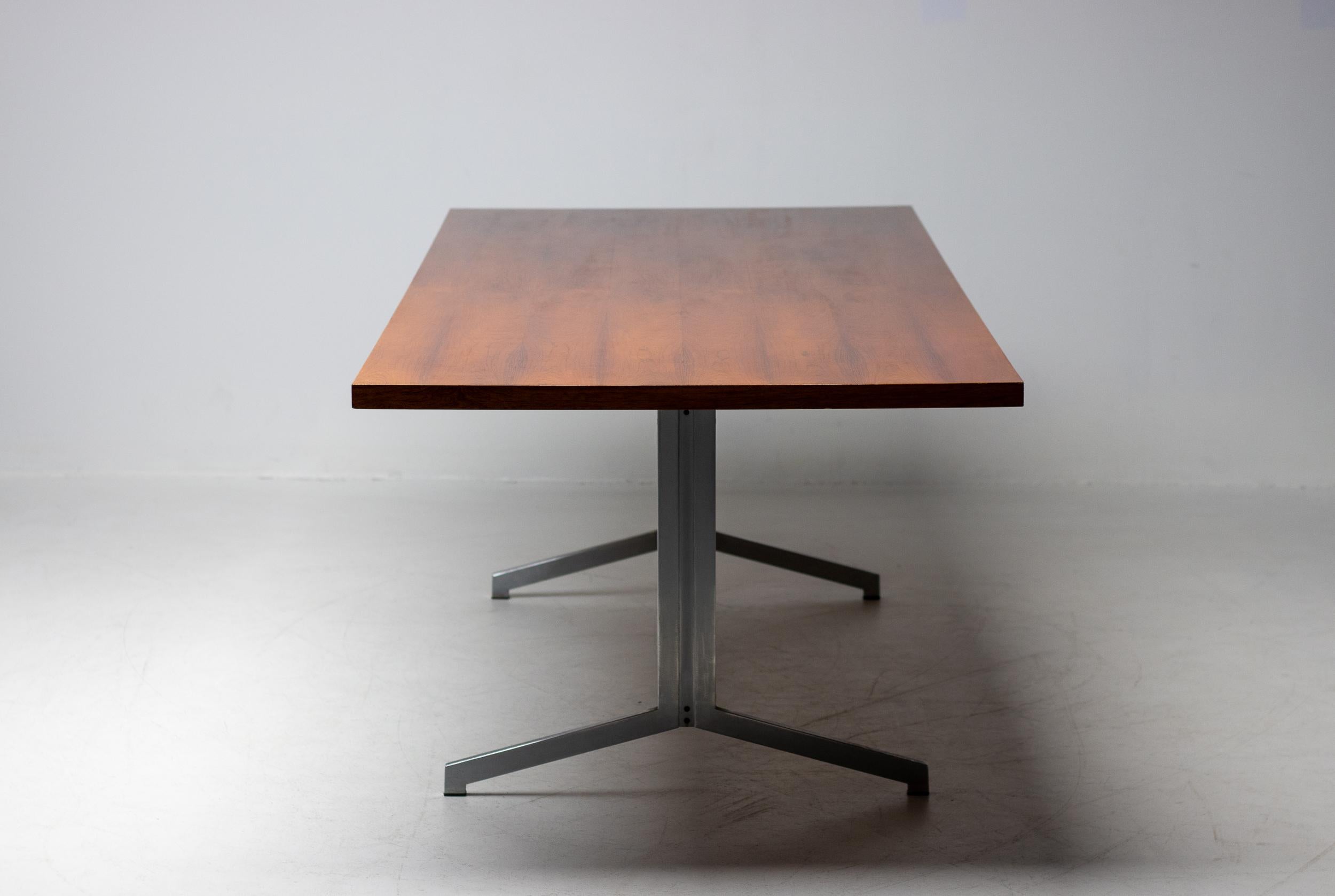 Scandinavian Rosewood Conference Table For Sale 1
