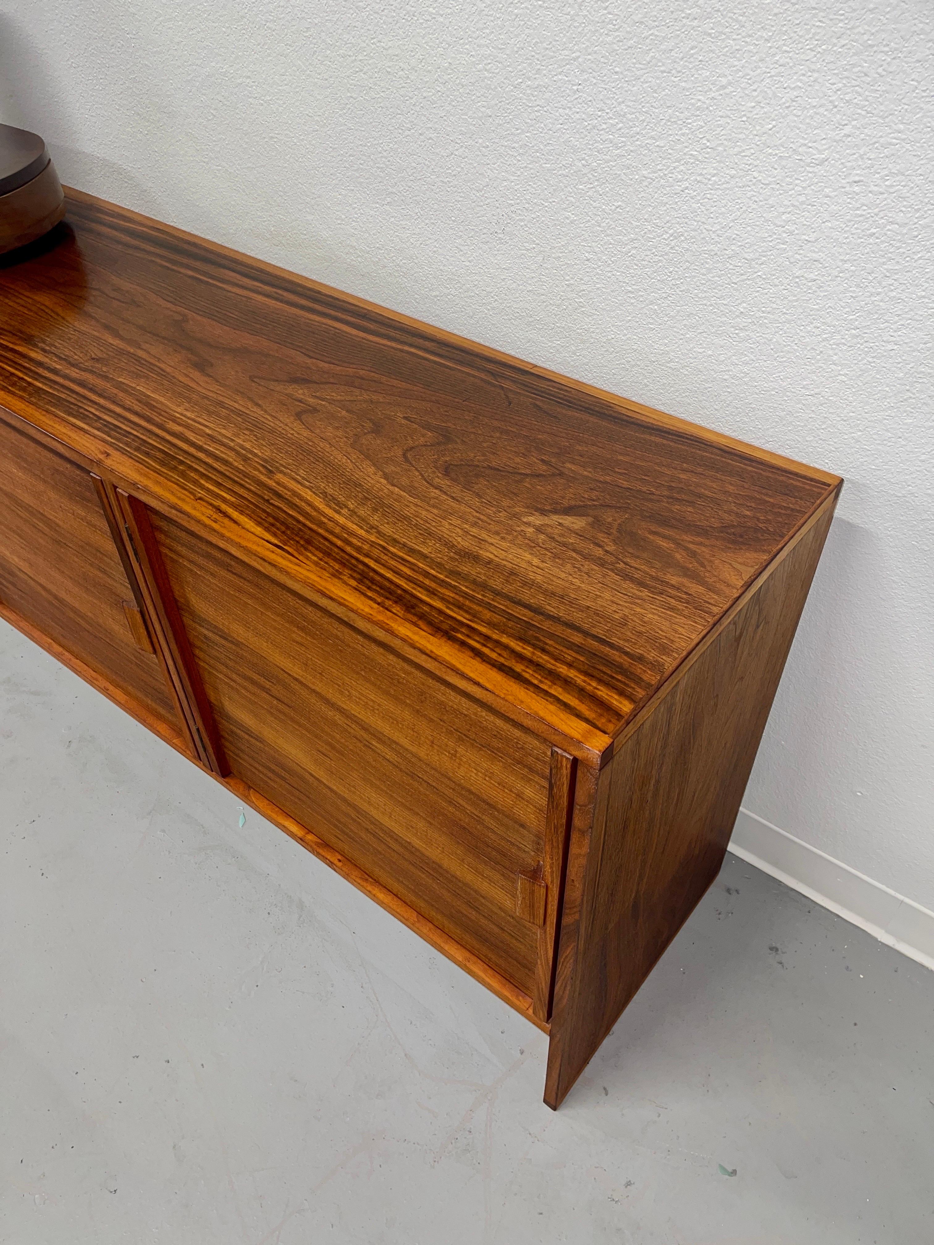 Scandinavian Rosewood Credenza For Sale 4