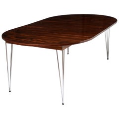 Scandinavian Rosewood Dining Table by Hans Brattrud, Norway circa 1957