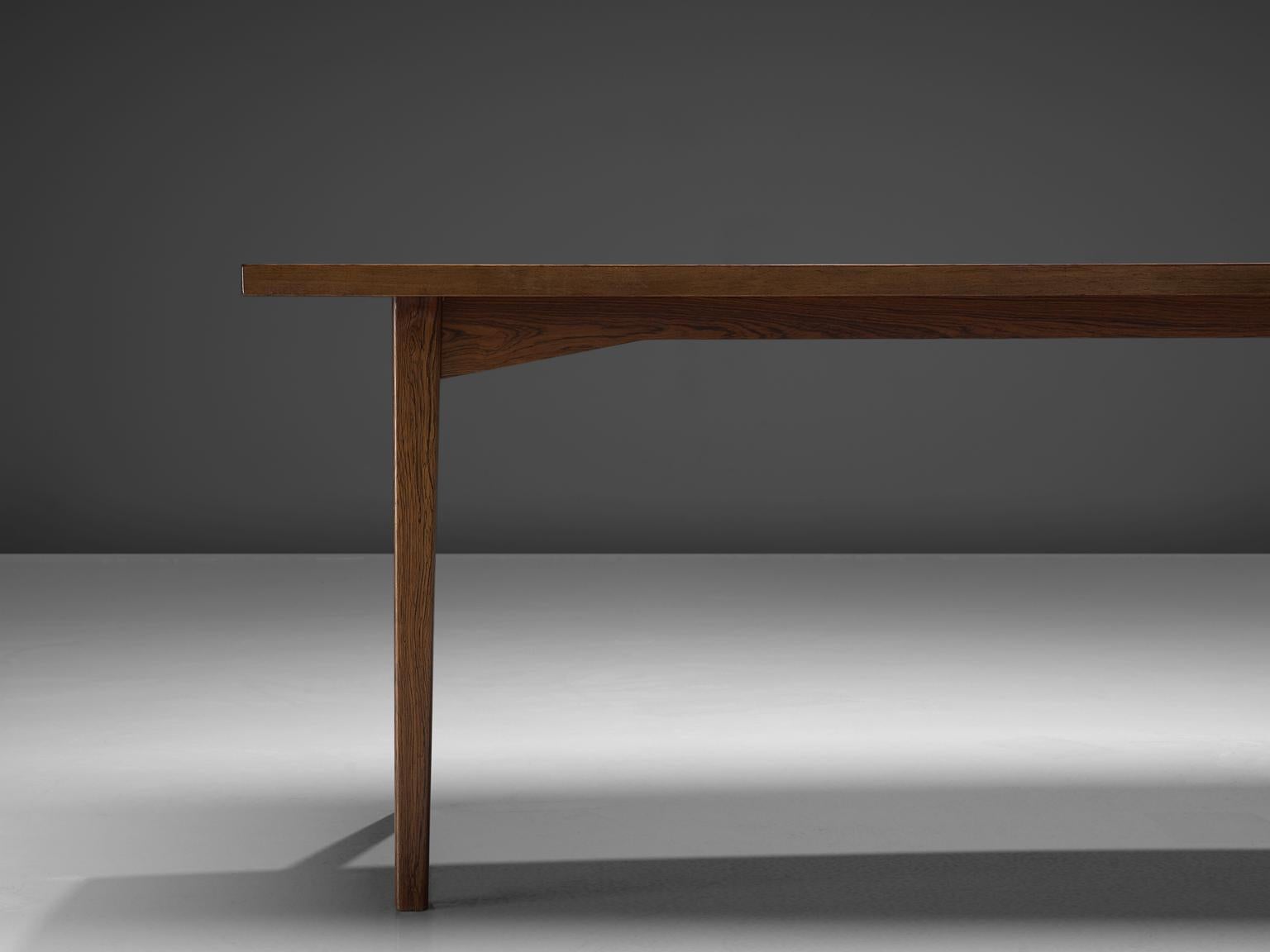 Mid-20th Century Scandinavian Rosewood Dining Table, circa 1950