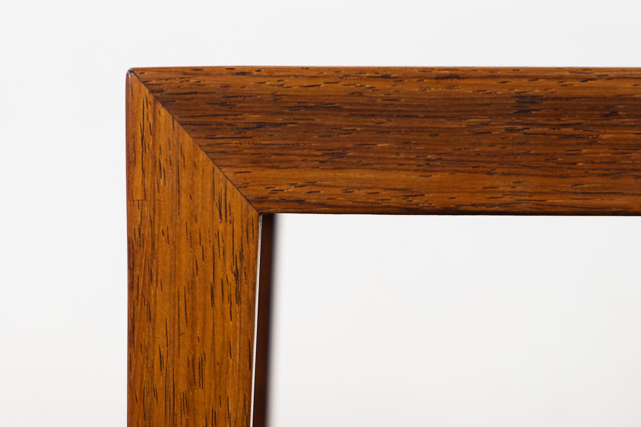 Danish Scandinavian Rosewood Side Table by Haslev For Sale