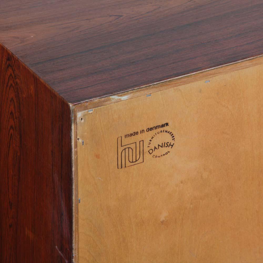 Scandinavian rosewood sideboard by Poul Hundevad For Sale 1