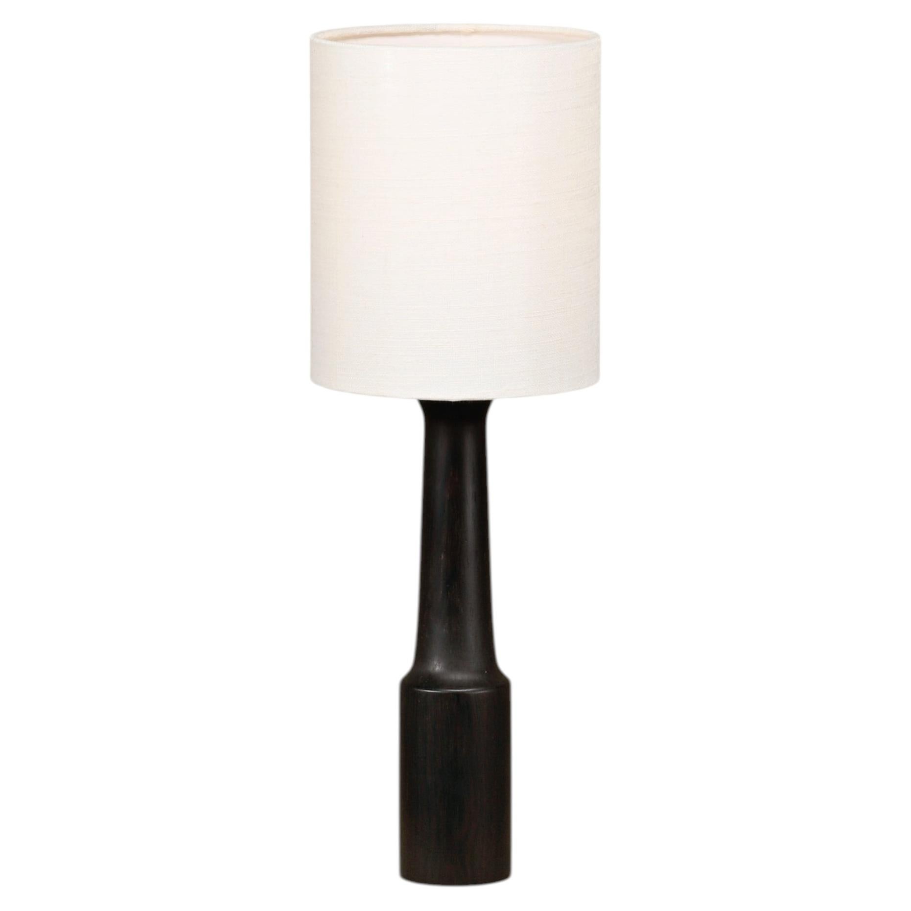 Scandinavian Rosewood Table Lamp, Denmark 1960s For Sale