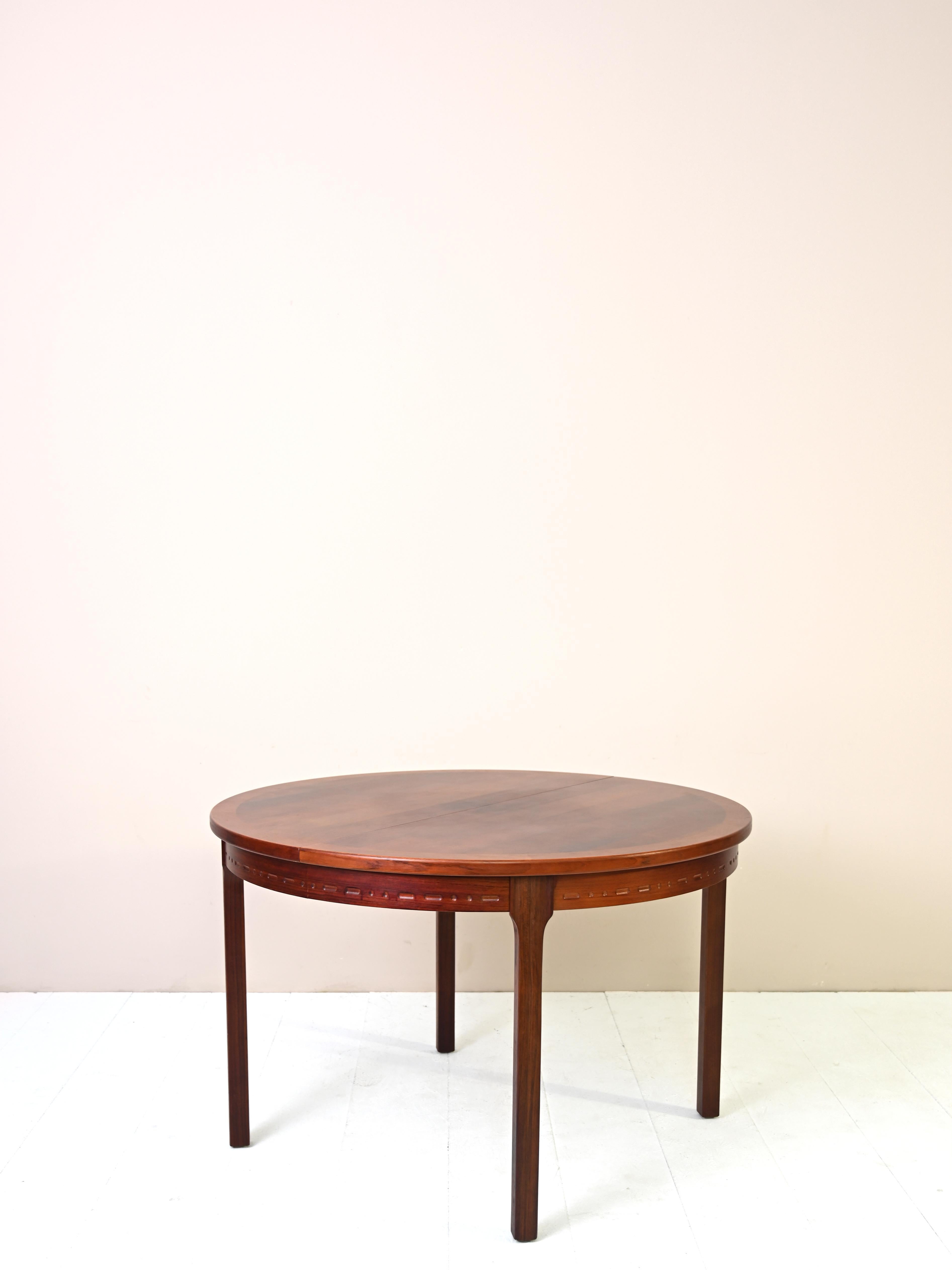 Scandinavian Round Dining Table by Nils Jonsson For Sale 2
