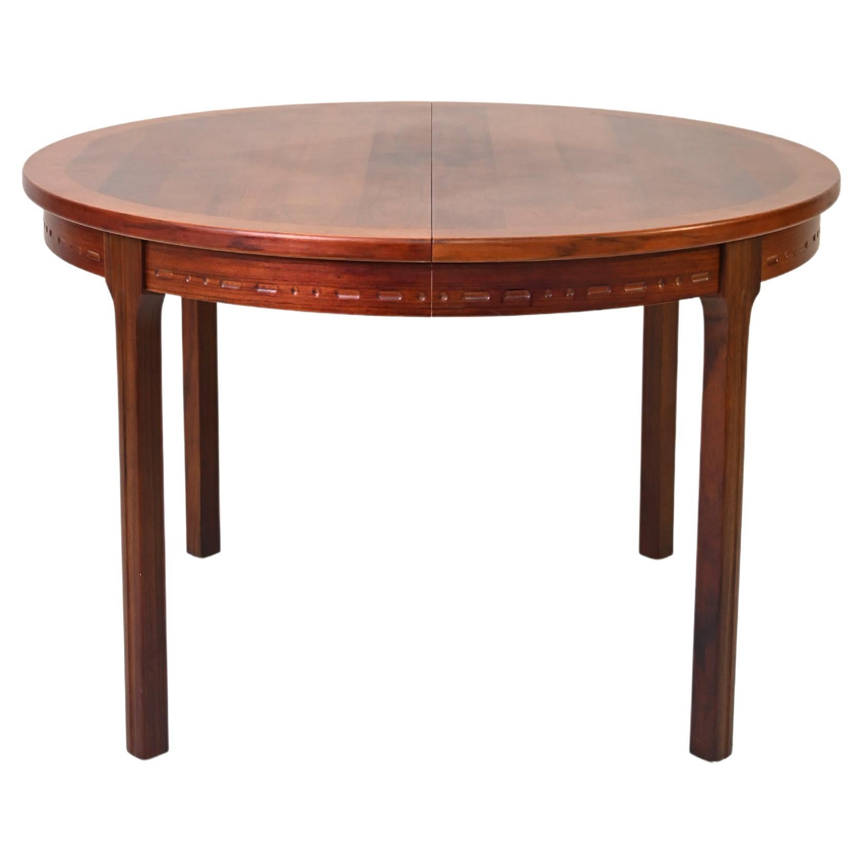 Scandinavian Round Dining Table by Nils Jonsson For Sale