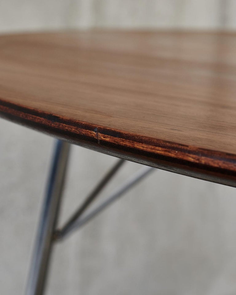Scandinavian Round Teak Dining Table Mod. 3600 by Arne Jacobsen for ...