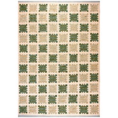 Contemporary Scandinavian Style Flat-Weave Carpet ( 9' x 12' - 275 x 366 )