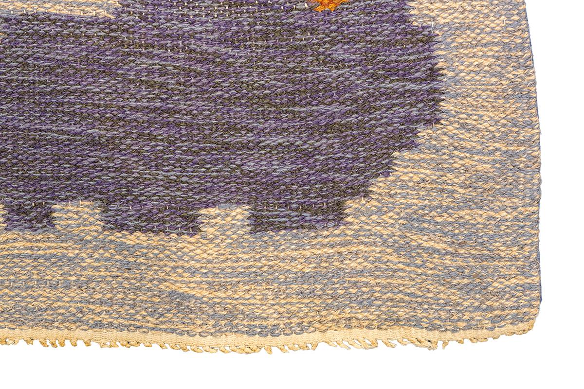 Hand-Crafted Scandinavian Rug Flat-weave Mollaianrugs Collection For Sale