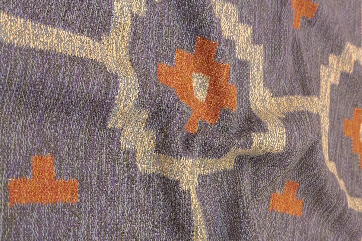 20th Century Scandinavian Rug Flat-weave Mollaianrugs Collection For Sale