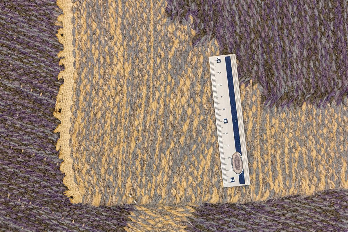 Wool Scandinavian Rug Flat-weave Mollaianrugs Collection For Sale