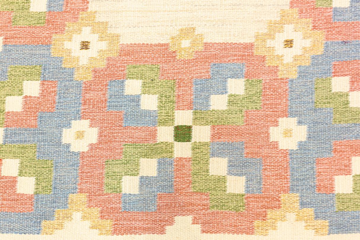 Tappeto scandinavo Rollakan Beige Field In condizioni buone in vendita a Ferrara, IT
