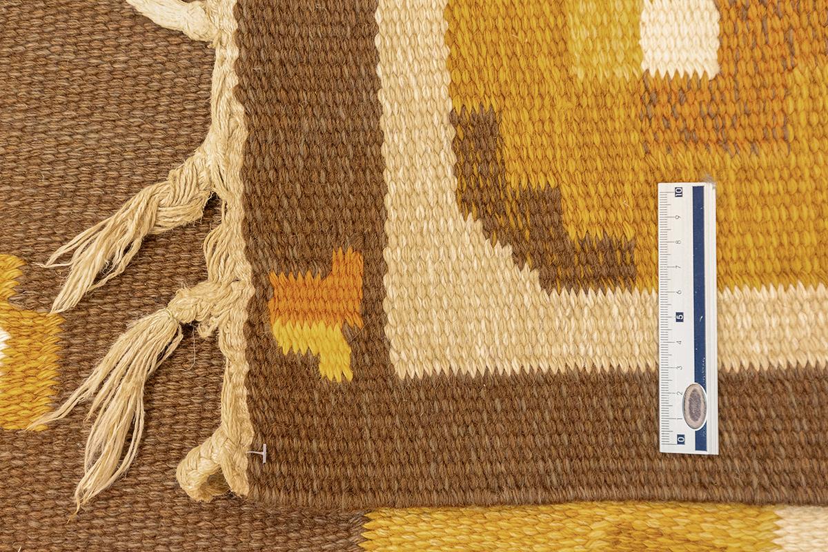 Tappeto scandinavo Rollakan Marrone/Beige in vendita 1