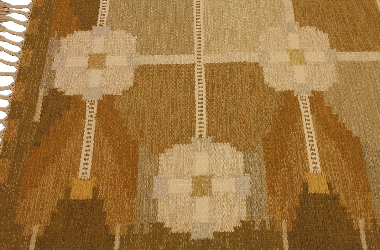 Scandinavian Modern Scandinavian Rug Rollakan By Ingegerd Silow For Sale