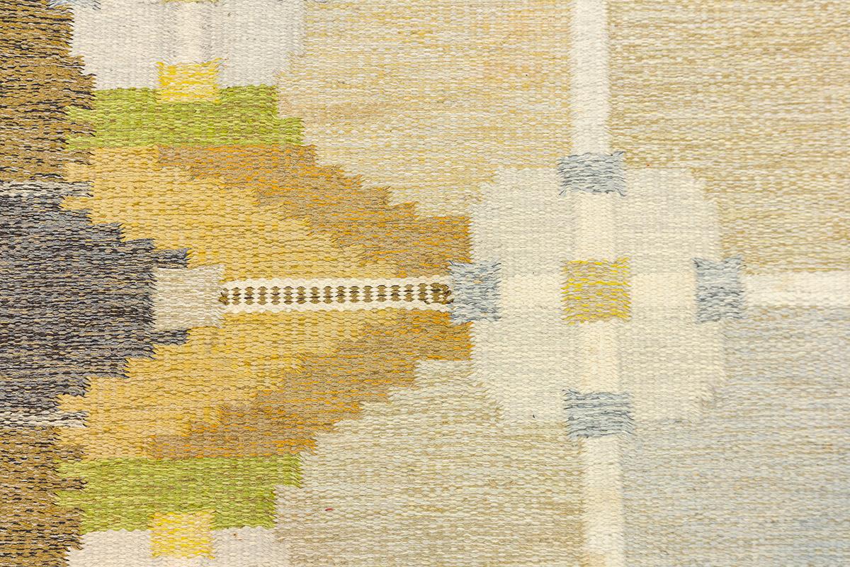 Scandinavian Rug Rollakan By Ingegerd Silow Bon état - En vente à Ferrara, IT