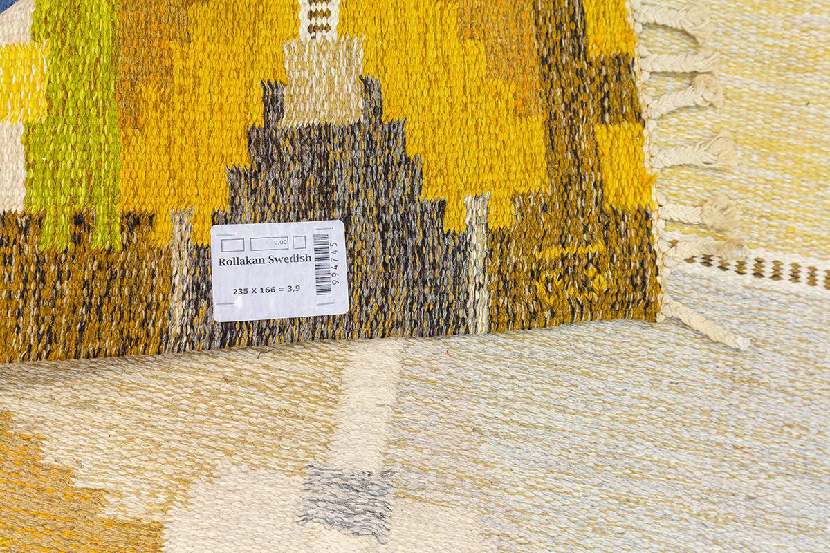 Scandinavian Rug Rollakan By Ingegerd Silow en vente 1