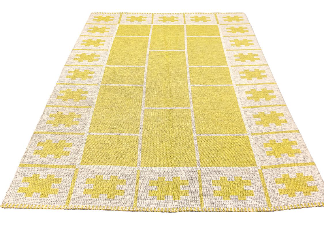 Scandinavo moderno Tappeto scandinavo Rollakan double face in vendita